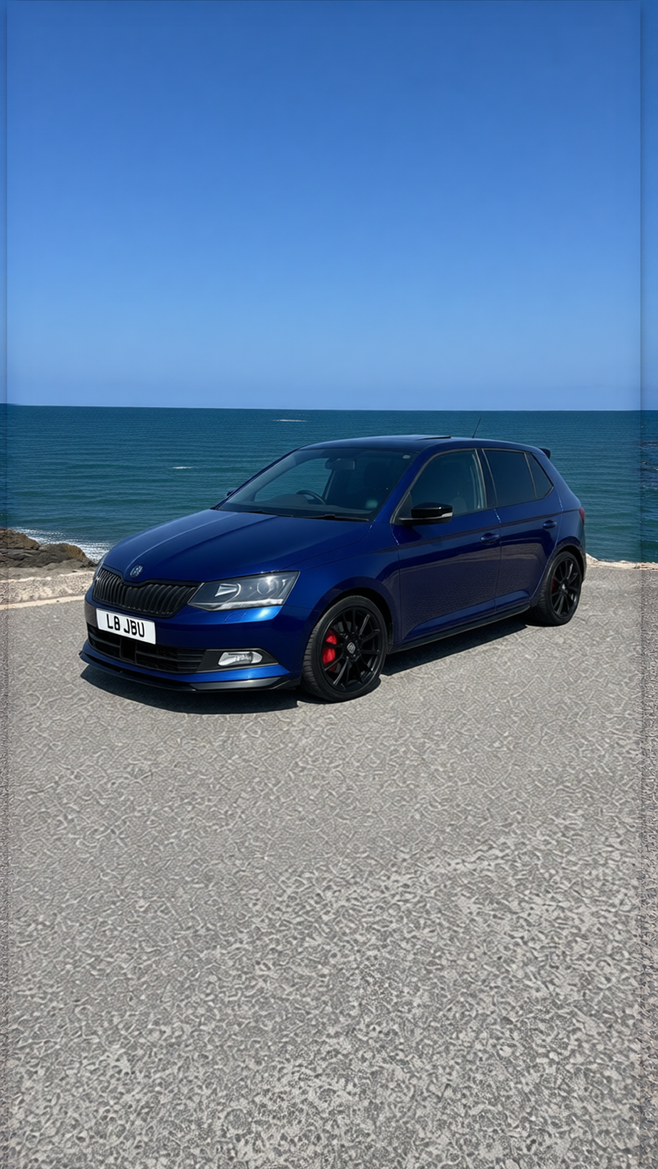 Preview Car 49 rendered in Deep Navy gloss paint