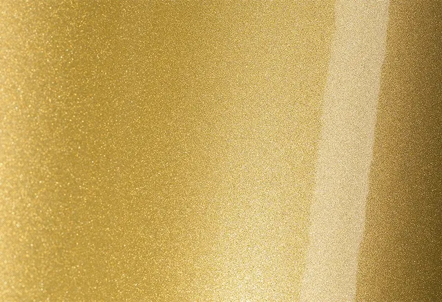Avery Dennison Gloss Metallic Gold vinyl wrap film texture · Specced