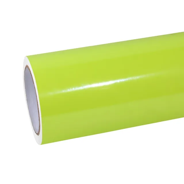 Ravoony Fluorescence Yellow vinyl wrap film texture · Specced