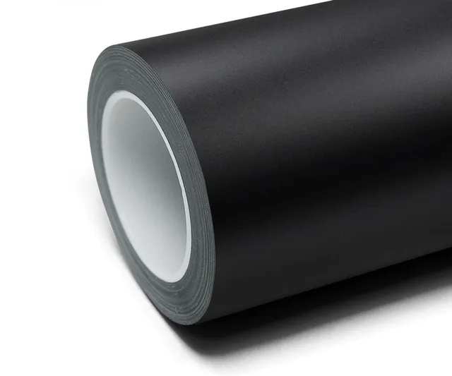 Inozetek Frozen Matte Black vinyl wrap film texture · Specced