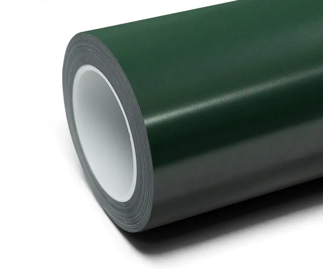 Inozetek Frozen Satin Racing Green vinyl wrap film texture · Specced