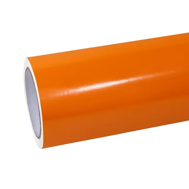 Ravoony Gloss Crystal Mclaren Orange vinyl wrap film texture · Specced
