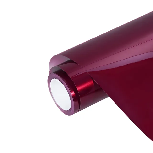 Ravoony Gloss Glaze Pagoda Red vinyl wrap film texture · Specced