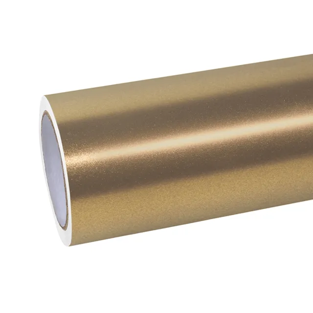 Ravoony Gloss Metallic Milan Gold vinyl wrap film texture · Specced
