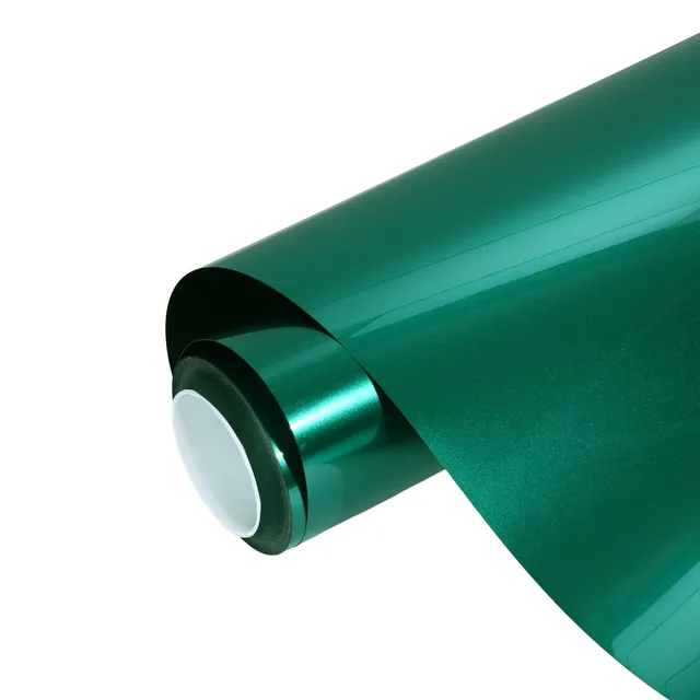 Ravoony Gloss Paint Metallic Isle Of Man Green vinyl wrap film texture · Specced