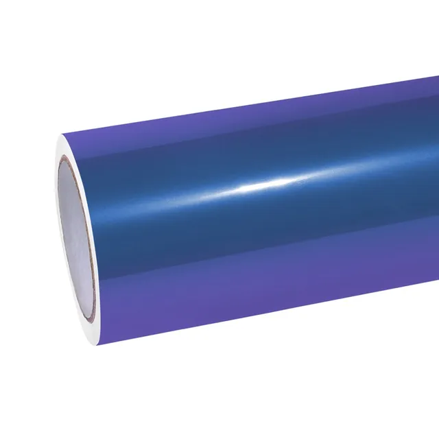 Ravoony Glossy Auroral Blue Purple vinyl wrap film texture · Specced