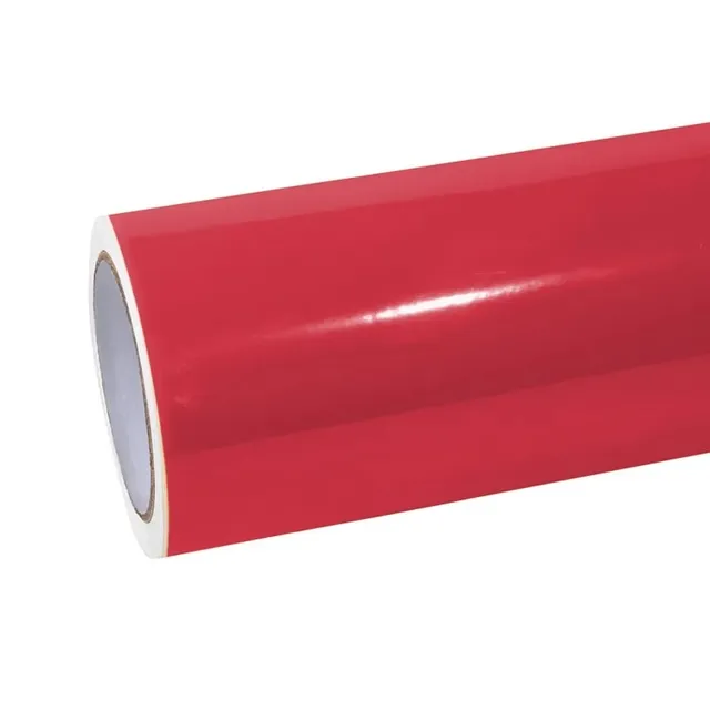 Ravoony Glossy Crystal Strawberry Red vinyl wrap film texture · Specced