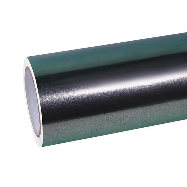 Ravoony Glossy Diamond Micro Celadon Green vinyl wrap film texture · Specced