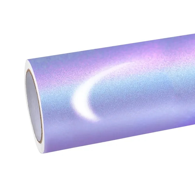 Ravoony Glossy Glitter Starry Pink vinyl wrap film texture · Specced