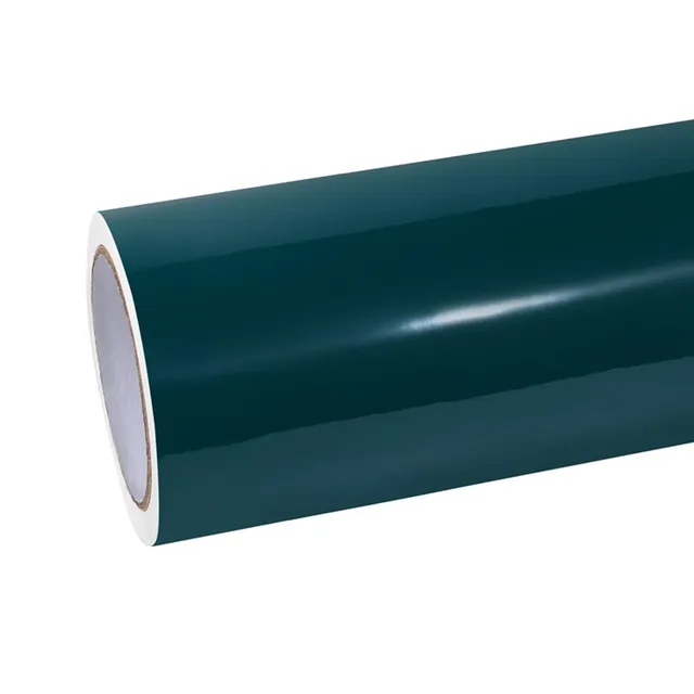 Ravoony Glossy Hunter Green vinyl wrap film texture · Specced
