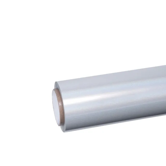 Ravoony Glossy Laser White vinyl wrap film texture · Specced