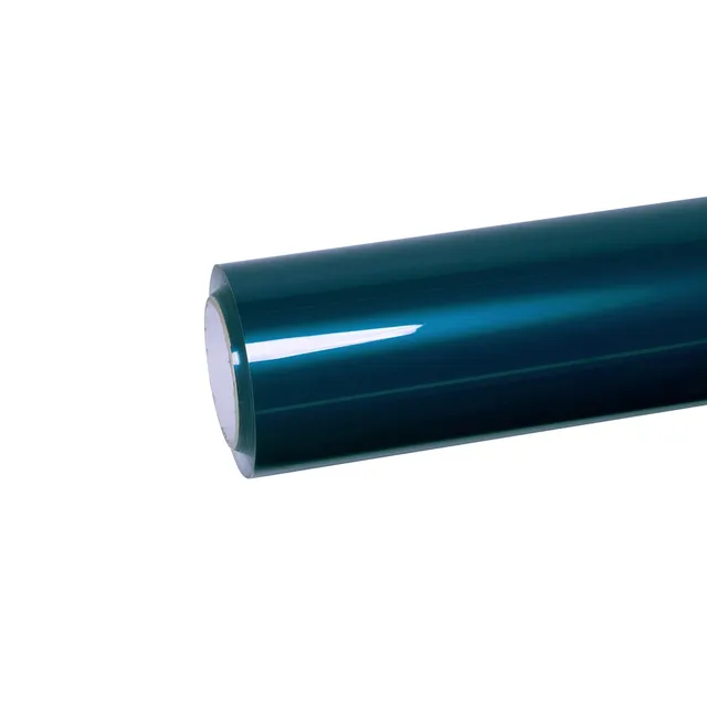 Ravoony Glossy Liquid Metallic Interstellar Blue vinyl wrap film texture · Specced