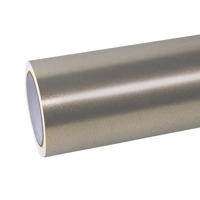 Ravoony Glossy Metal Champaign Light Gold vinyl wrap film texture · Specced