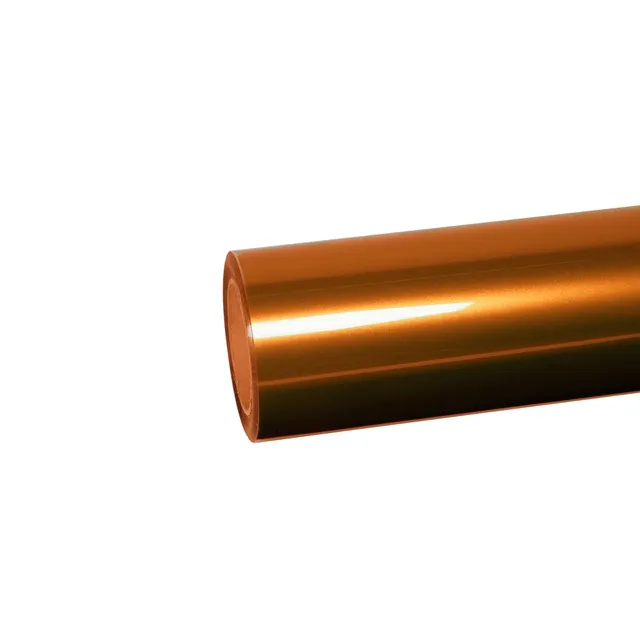 Ravoony Glossy Metallic Copper vinyl wrap film texture · Specced