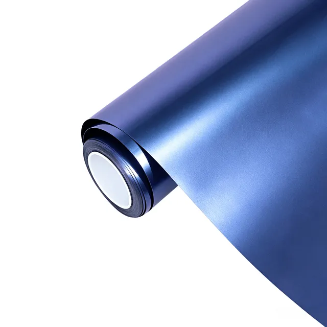 Ravoony Glossy Metallic Crystal Grey Purple vinyl wrap film texture · Specced