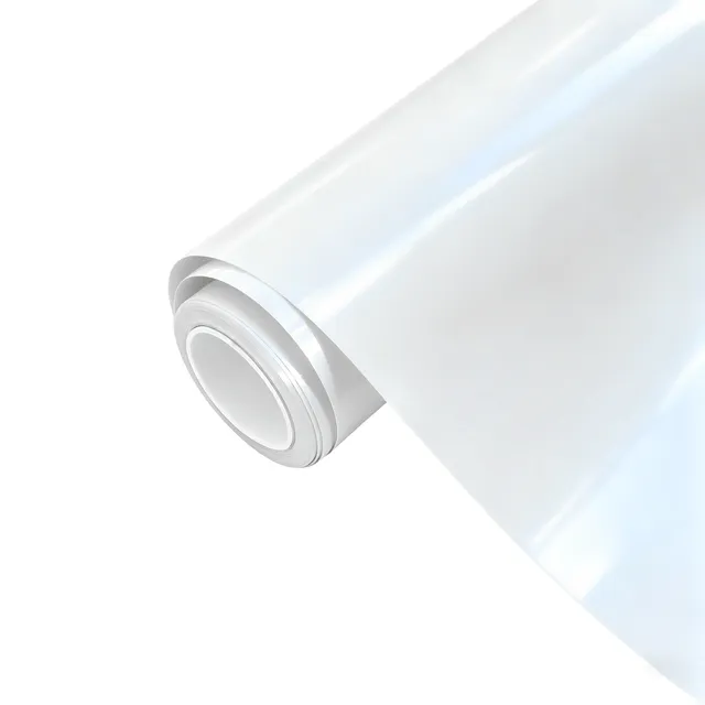 Ravoony Glossy White To Blue vinyl wrap film texture · Specced