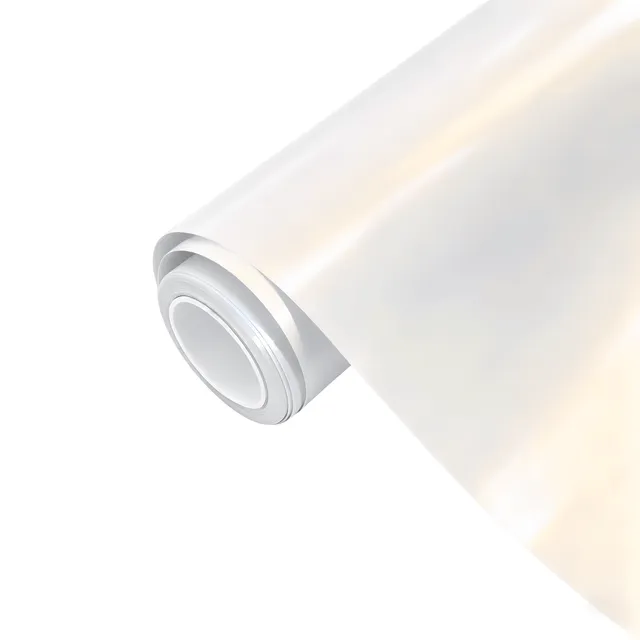 Ravoony Glossy White To Gold vinyl wrap film texture · Specced