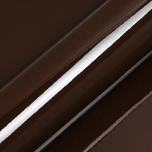 HEXIS Gloss Brown vinyl wrap film texture · Specced