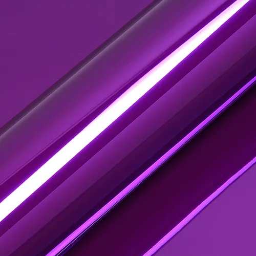 HEXIS Gloss Chrome Purple vinyl wrap film texture · Specced