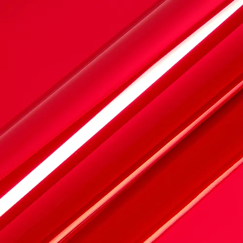 HEXIS Gloss Chrome Red vinyl wrap film texture · Specced