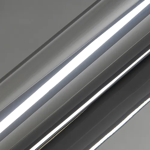 HEXIS Gloss Chrome Titanium vinyl wrap film texture · Specced