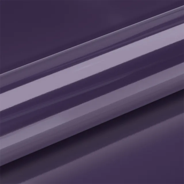 HEXIS Gloss Damask Violet vinyl wrap film texture · Specced
