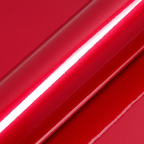 HEXIS Gloss Redcurrant Red vinyl wrap film texture · Specced