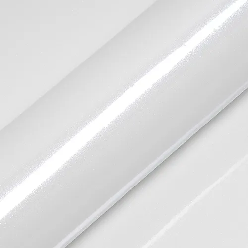 HEXIS Gloss Saturn White vinyl wrap film texture · Specced