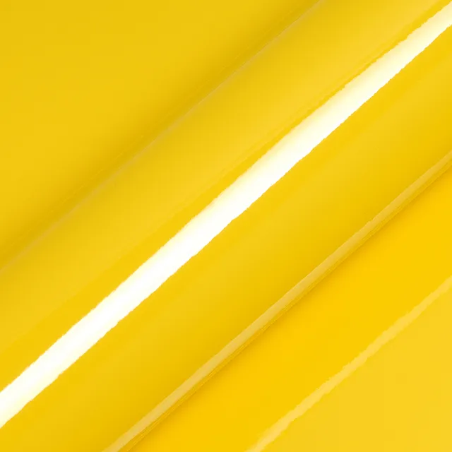 HEXIS Gloss Sun Yellow vinyl wrap film texture · Specced