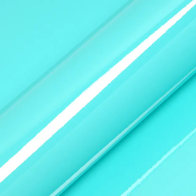 HEXIS Gloss Ti Blue vinyl wrap film texture · Specced
