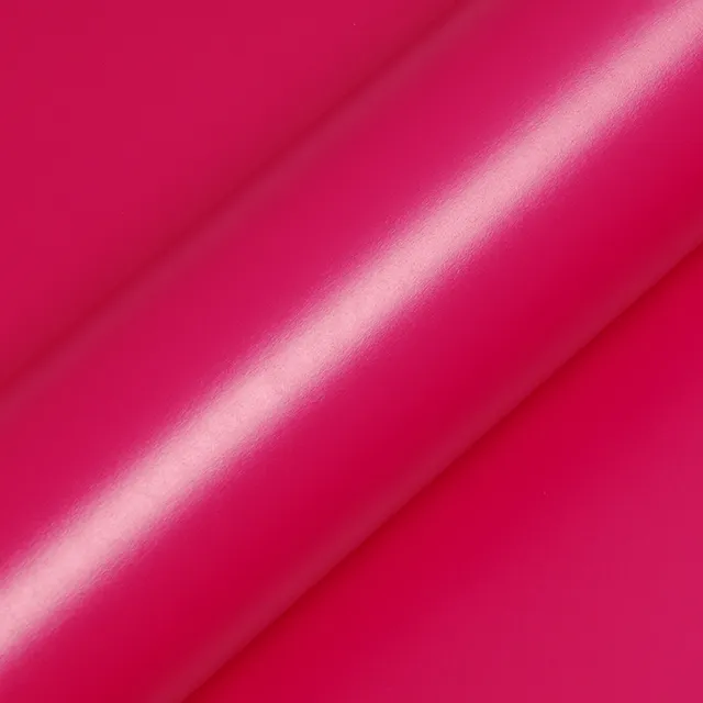 HEXIS Matte Fuchsia vinyl wrap film texture · Specced