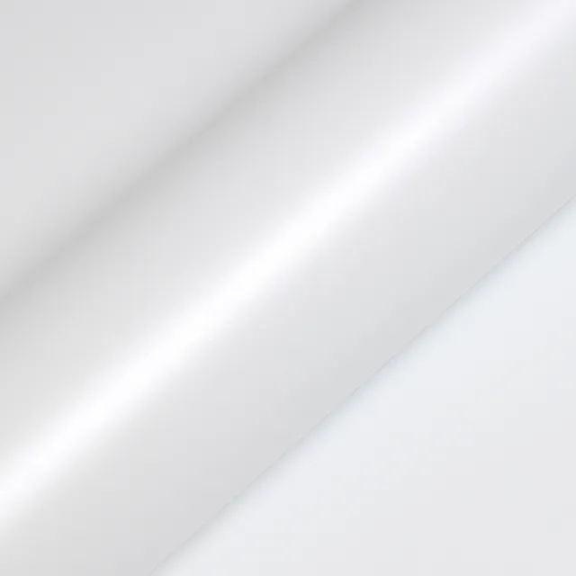 HEXIS Matte Glacier White vinyl wrap film texture · Specced