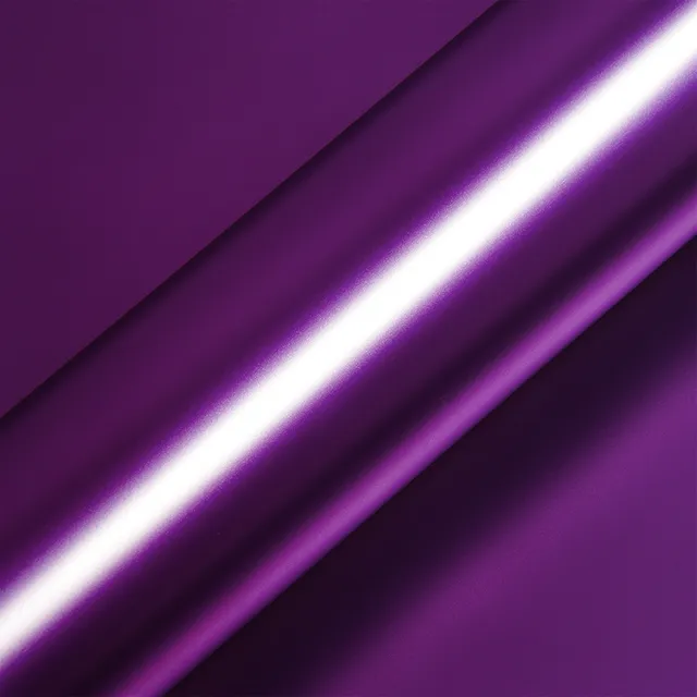 HEXIS Satin Chrome Purple vinyl wrap film texture · Specced