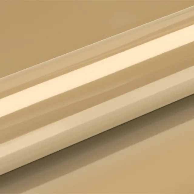 HEXIS Super Gloss Desert Beige vinyl wrap film texture · Specced