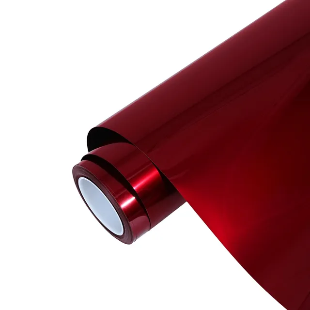 Ravoony Liquid Metallic Dragon Blood Red vinyl wrap film texture · Specced
