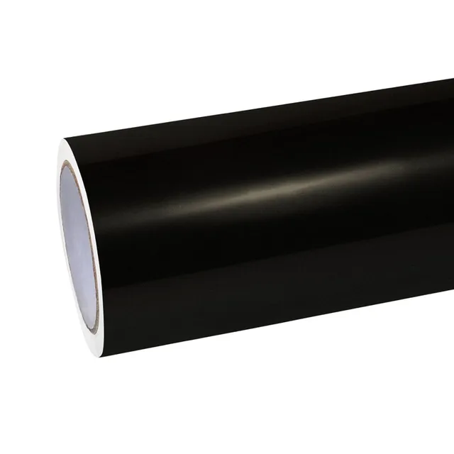 Ravoony Matte Chrome Black vinyl wrap film texture · Specced