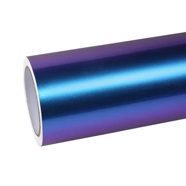 Ravoony Matte Diamond Blue Purple vinyl wrap film texture · Specced