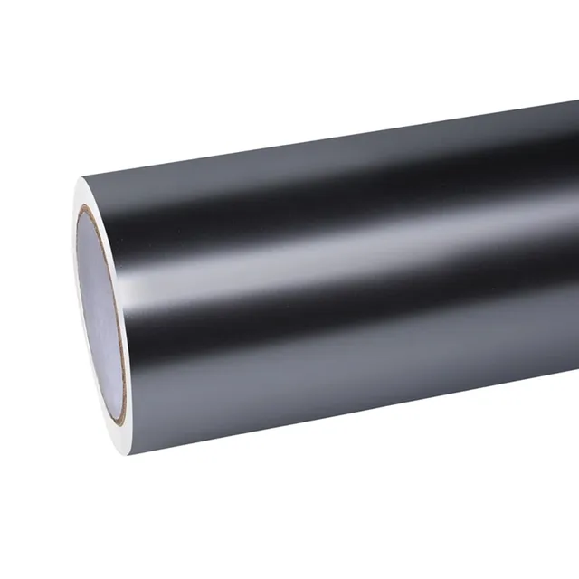 Ravoony Matte Liquid Silver vinyl wrap film texture · Specced