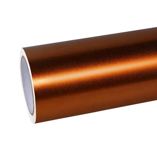 Ravoony Matte Metallic Copper vinyl wrap film texture · Specced