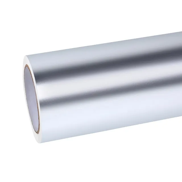 Ravoony Matte Metallic Silver Glitter vinyl wrap film texture · Specced