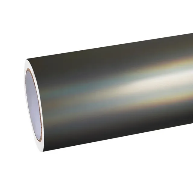 Ravoony Matte Neon Electroplated Tungsten Steel Grey vinyl wrap film texture · Specced