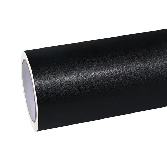 Ravoony Matte Pearl Metal Black vinyl wrap film texture · Specced