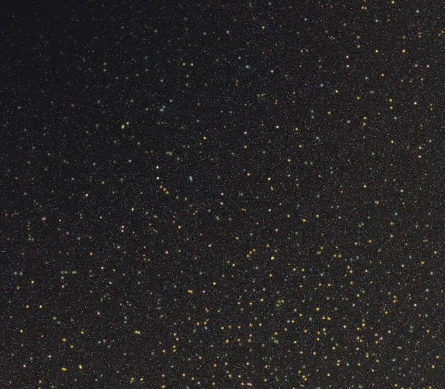 ORACAL Matte Black Galactic Gold vinyl wrap film texture · Specced