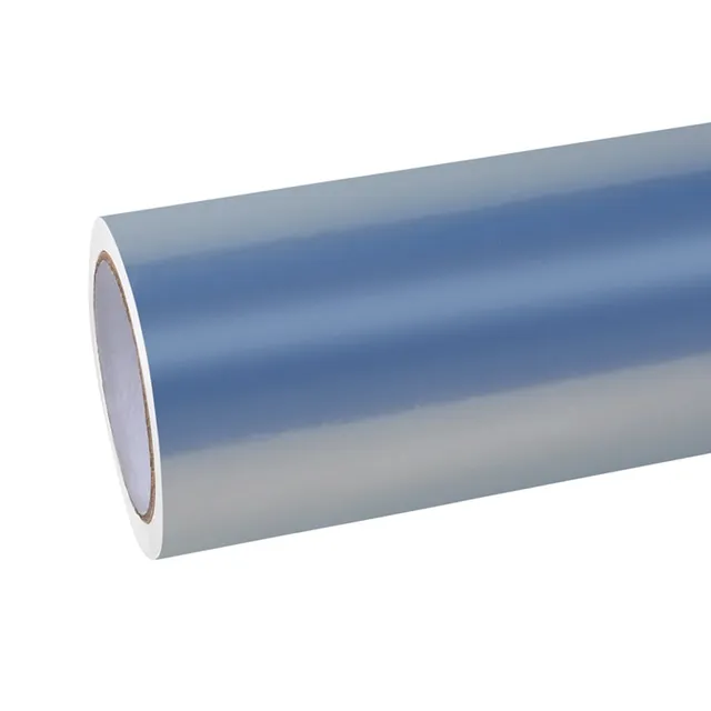 Ravoony Platinum Gloss Metallic Dreamy Bamboo Blue vinyl wrap film texture · Specced