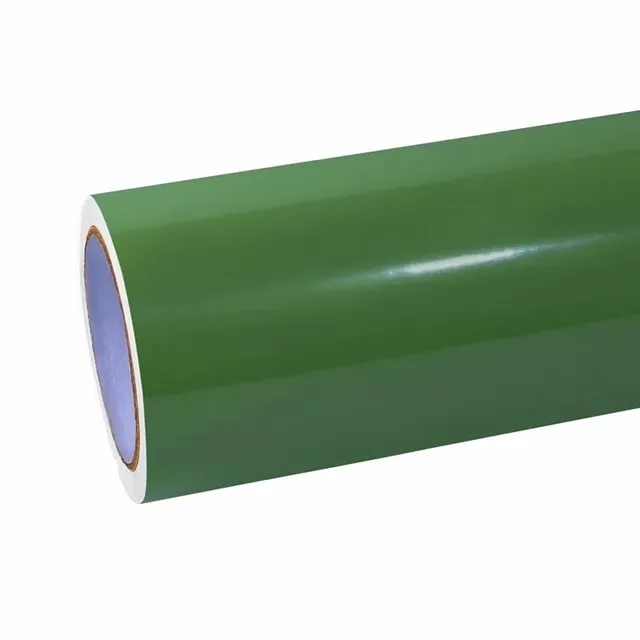 Ravoony Porsche Gloss Olive Green vinyl wrap film texture · Specced