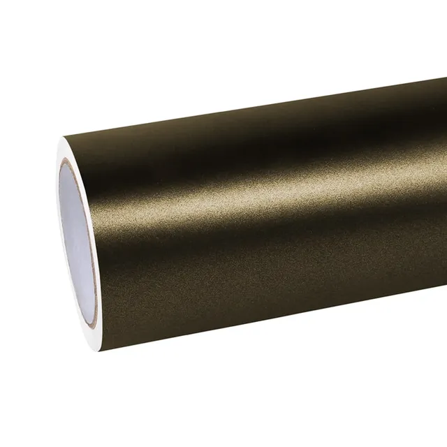 Ravoony Pure Metal Gold Brown vinyl wrap film texture · Specced