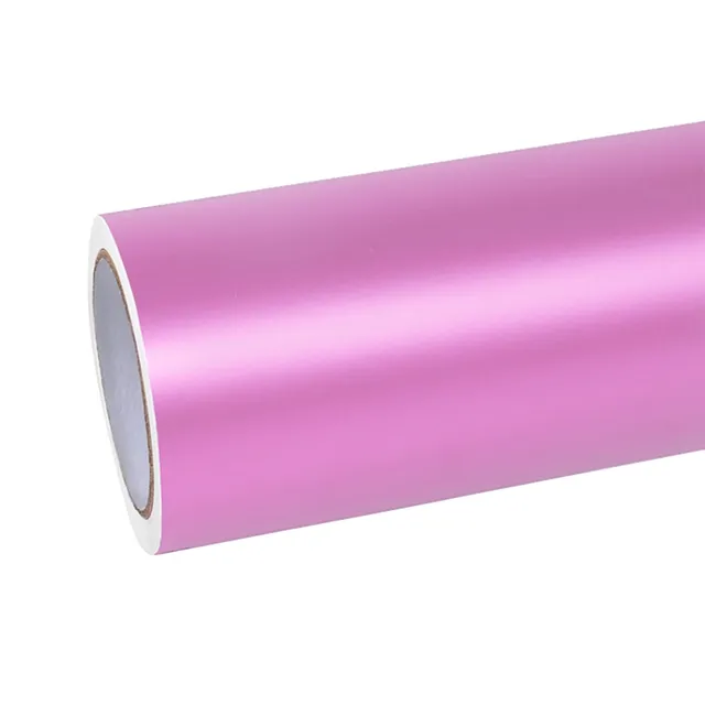 Ravoony Pure Metallic Conch Pink vinyl wrap film texture · Specced