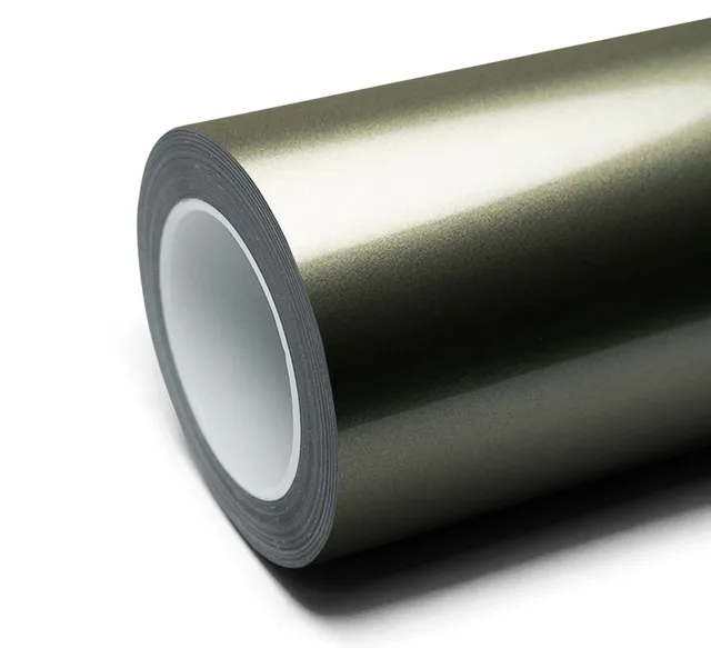 Inozetek Super Gloss Metallic Hunter Jade vinyl wrap film texture · Specced