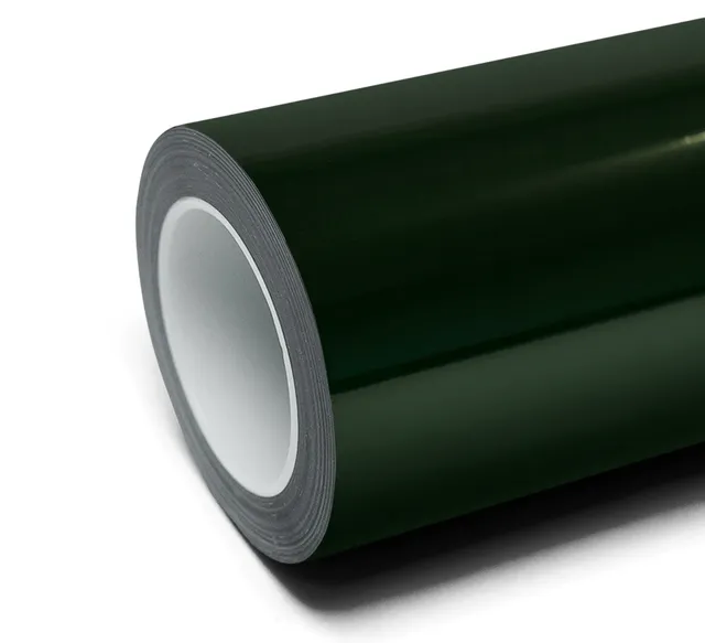 Inozetek Super Gloss Metallic Midnight Green vinyl wrap film texture · Specced