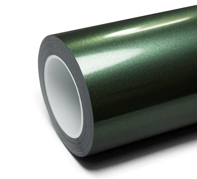 Inozetek Super Gloss Metallic Racing Green vinyl wrap film texture · Specced